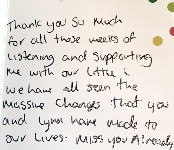 Tartan Lighthouse customer testimonial Lucy